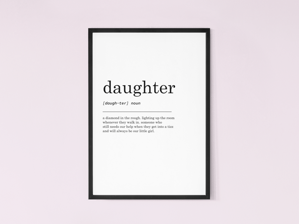 Daughter Definition Print