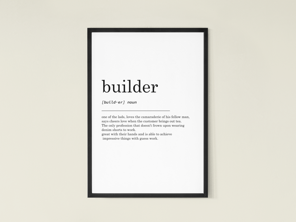 Builder Definition Print