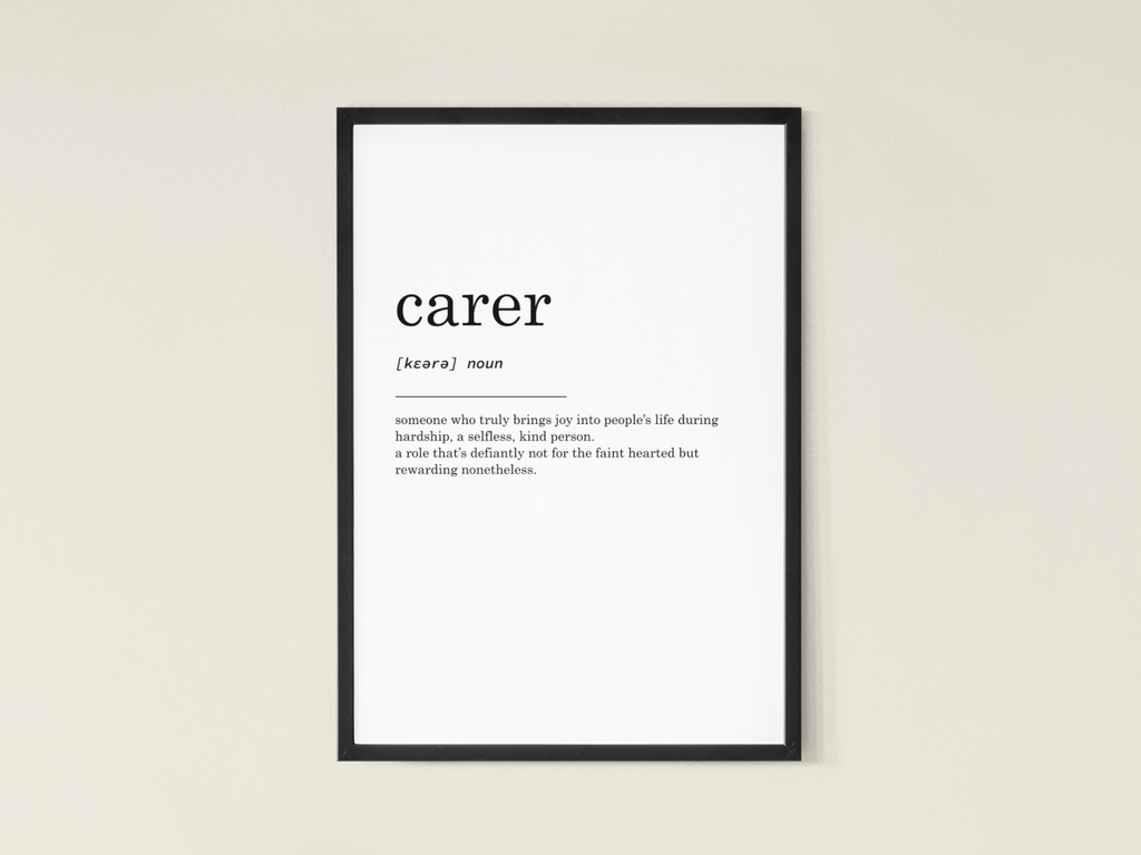 Carer Definition Print