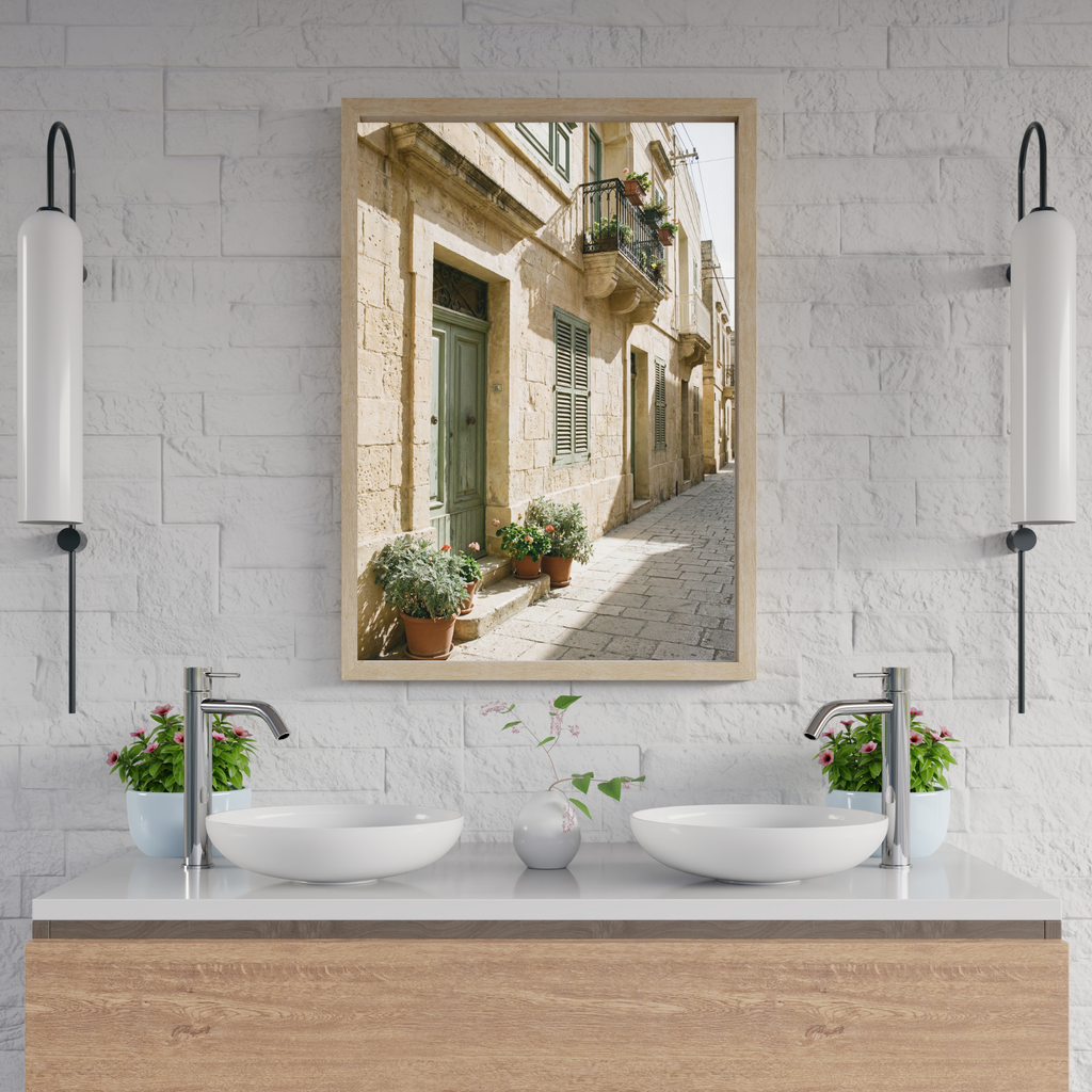 Mediterranean Street print Wallart