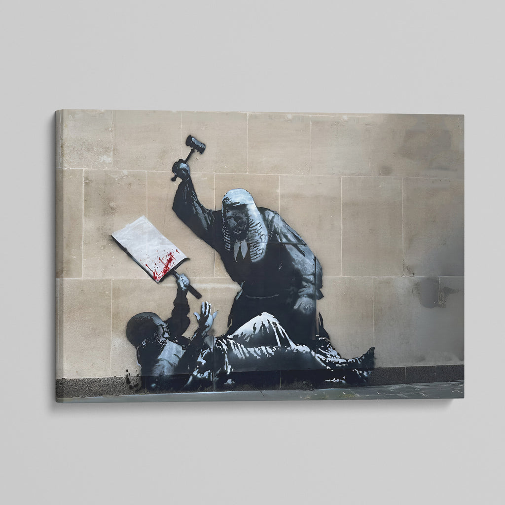 Banksy Royal Justice Courts Canvas