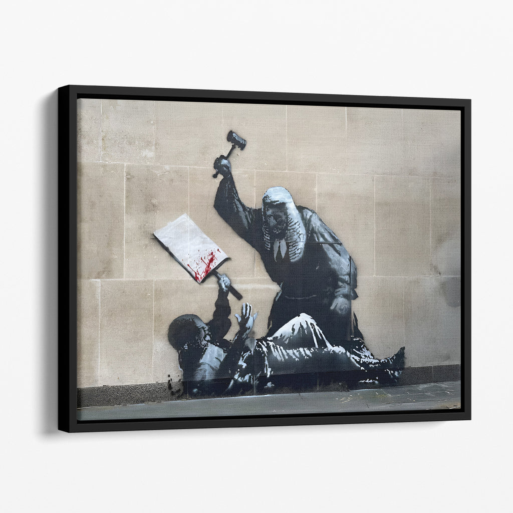 Banksy Royal Justice Courts Canvas