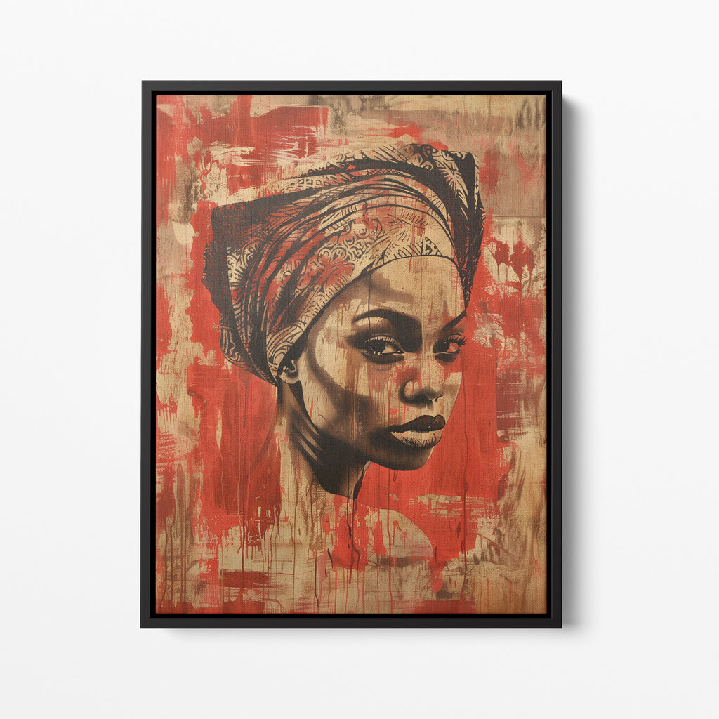 Beautiful African Woman Canvas Art