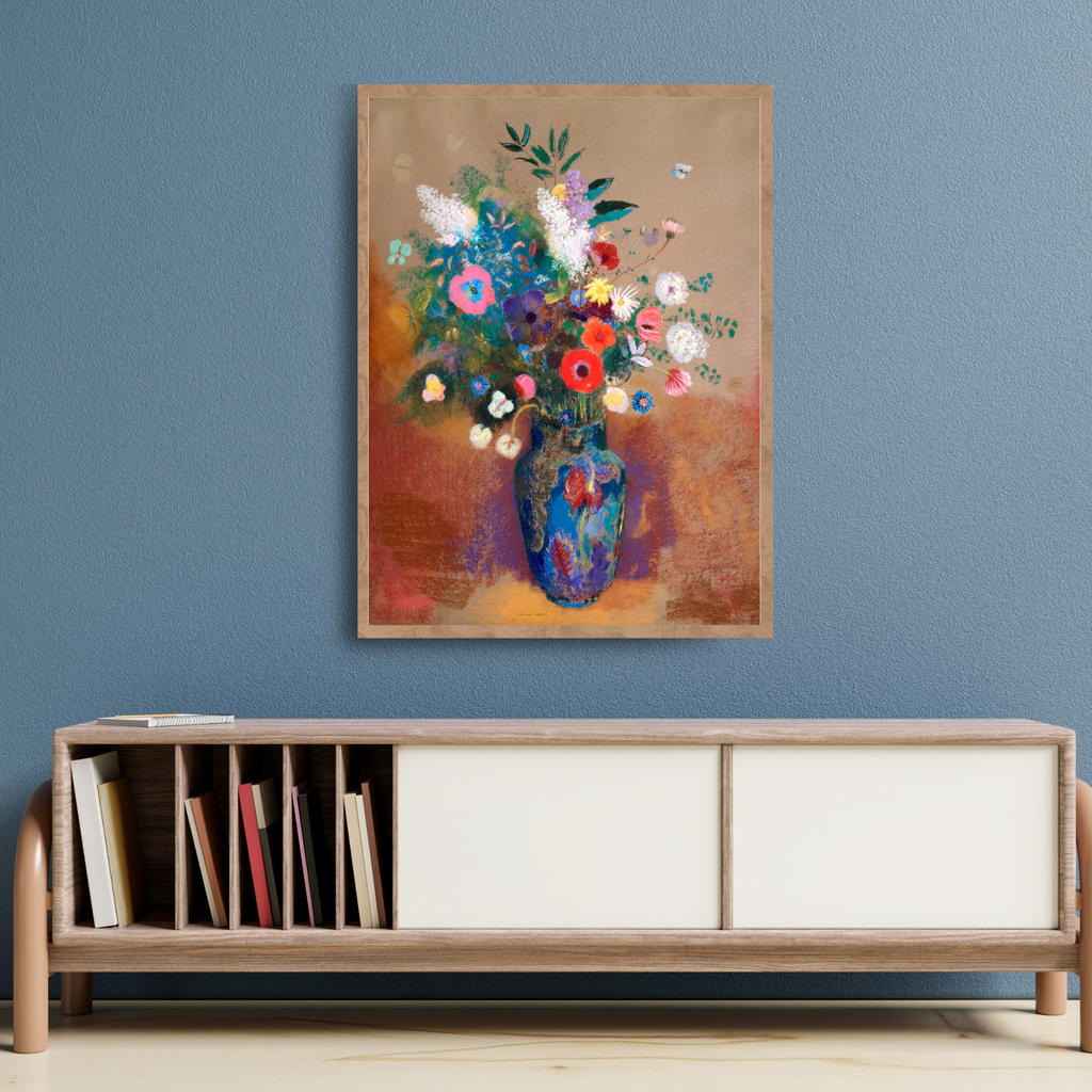 Bouquet of Flowers (1900—1905) by Odilon Redon print Wallart