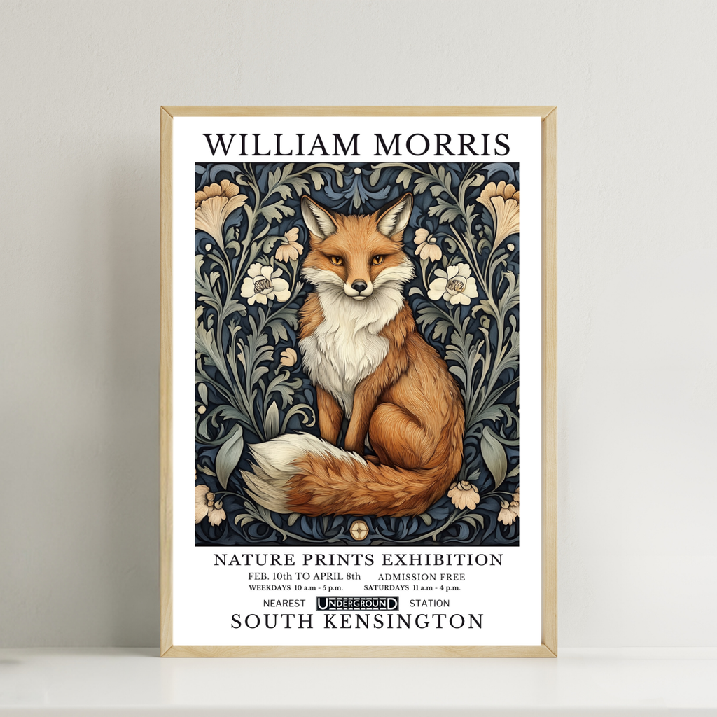 william morris fox print