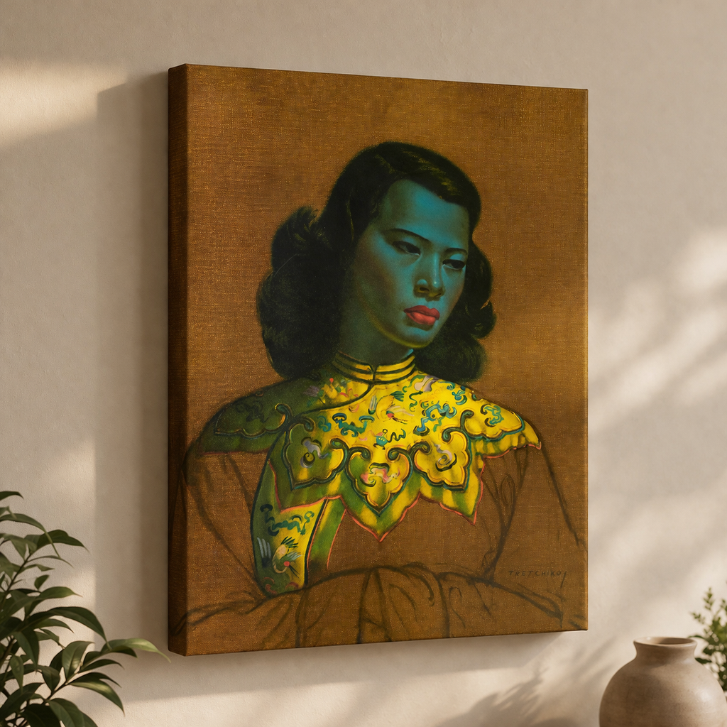 Green-Lady-on-canvas