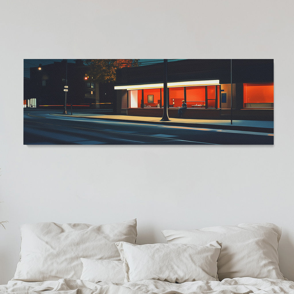 Street Art Night scene Canvas