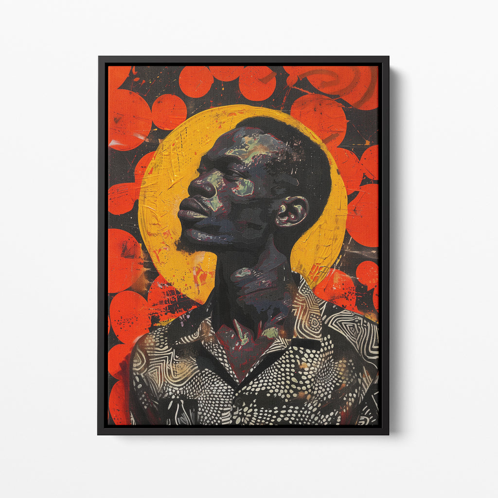 Modern African Man Canvas Art Print