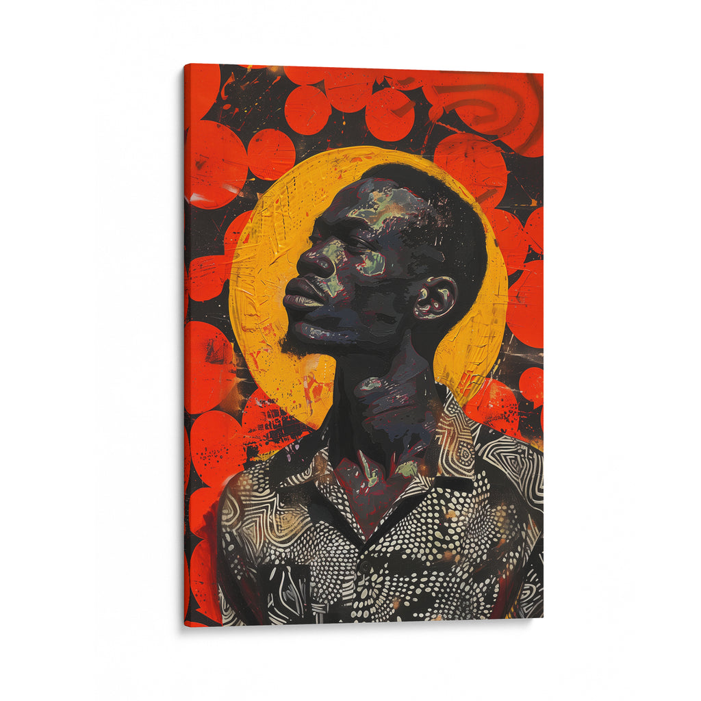 Modern African Man Canvas Art