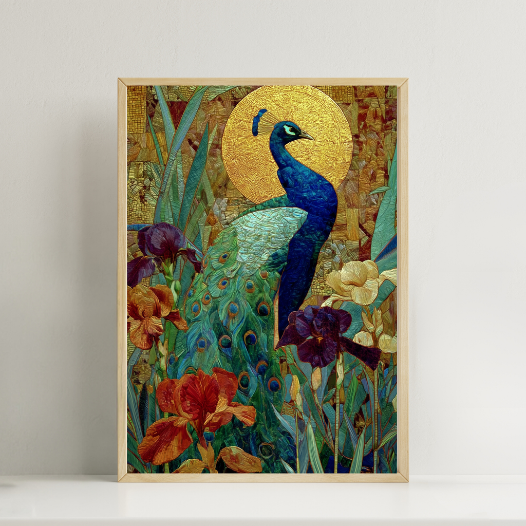 Morris Peacock Print Morris wallart