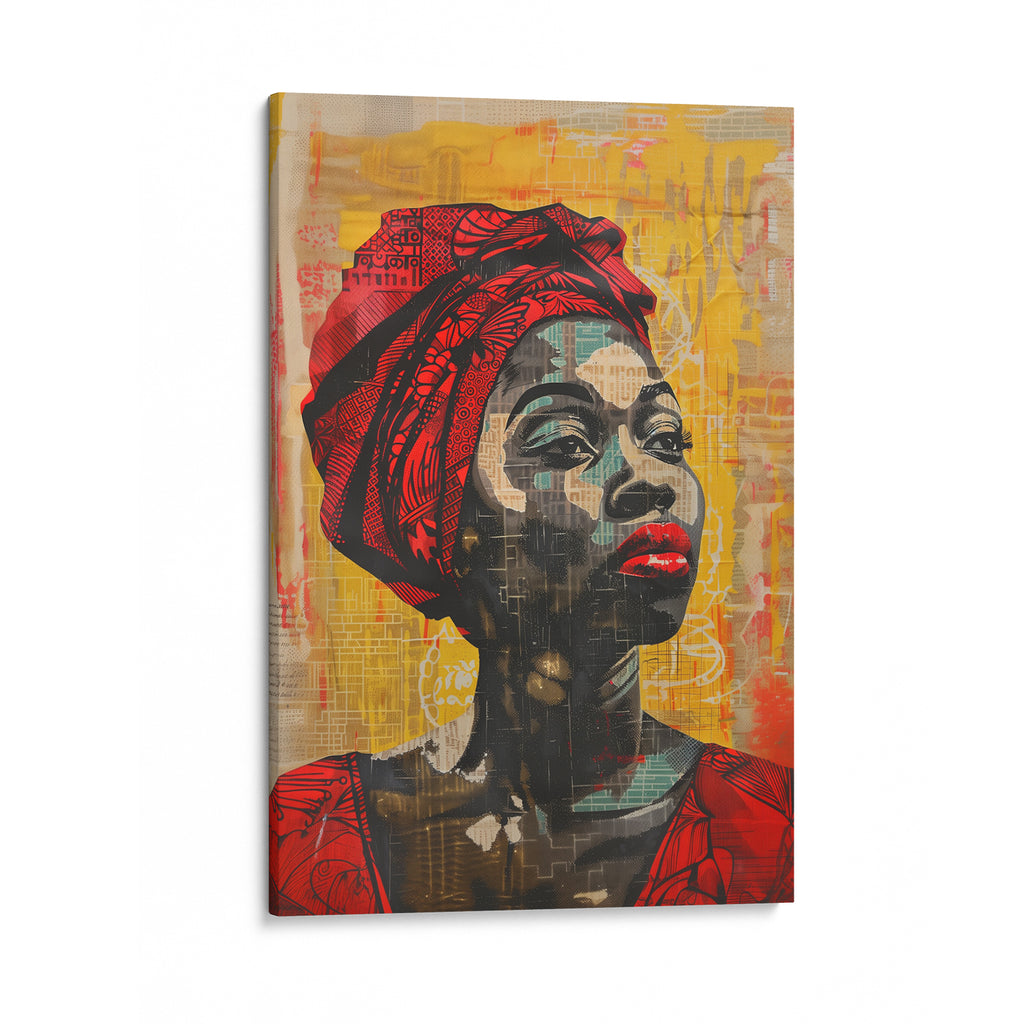 Proud African Woman Canvas Art Print