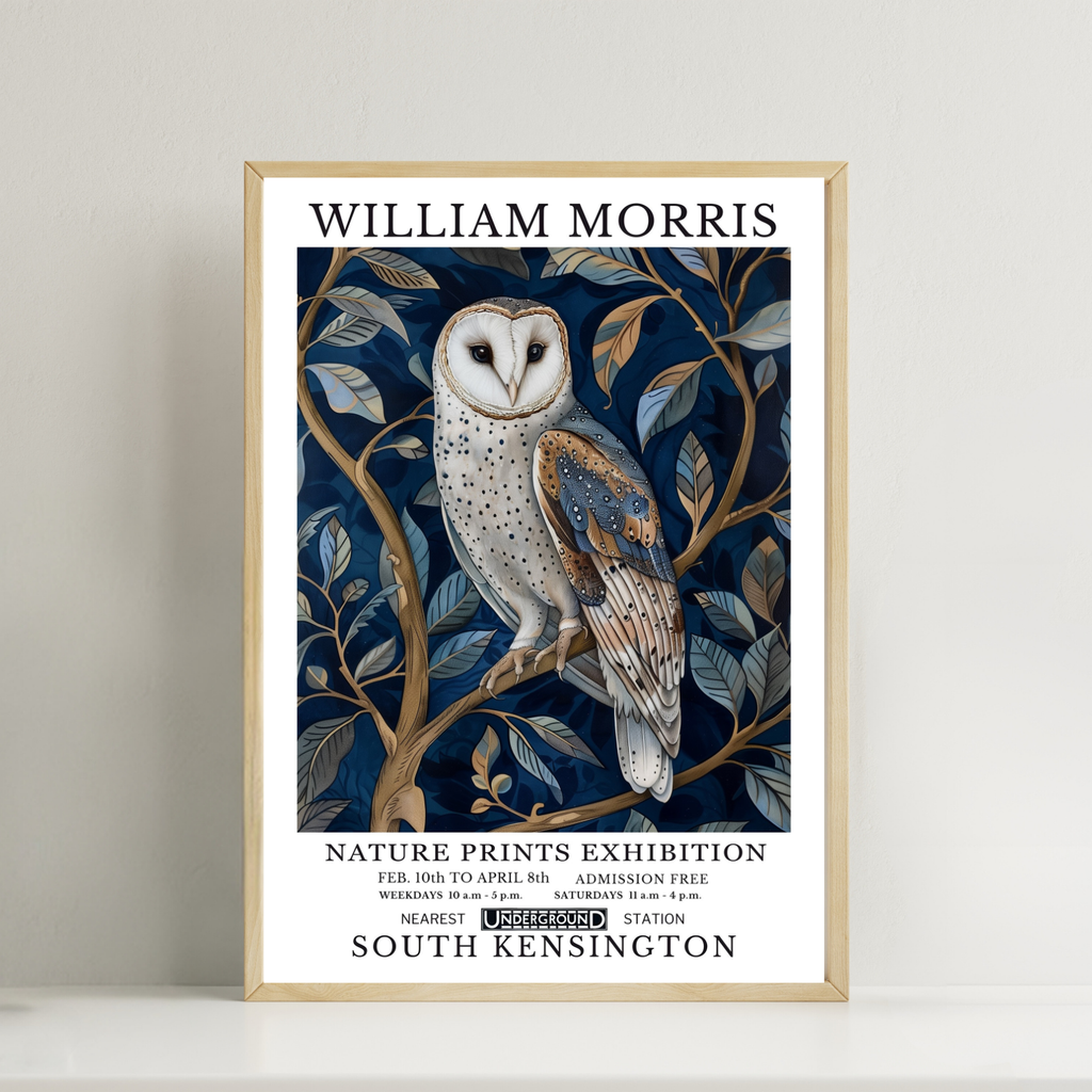 william morris owl print 3