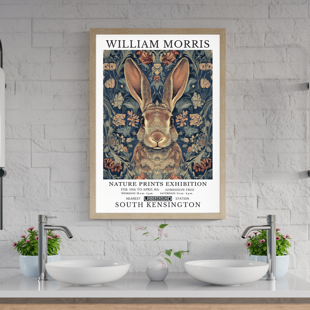 William Morris Rabbit print – Big Art Shop