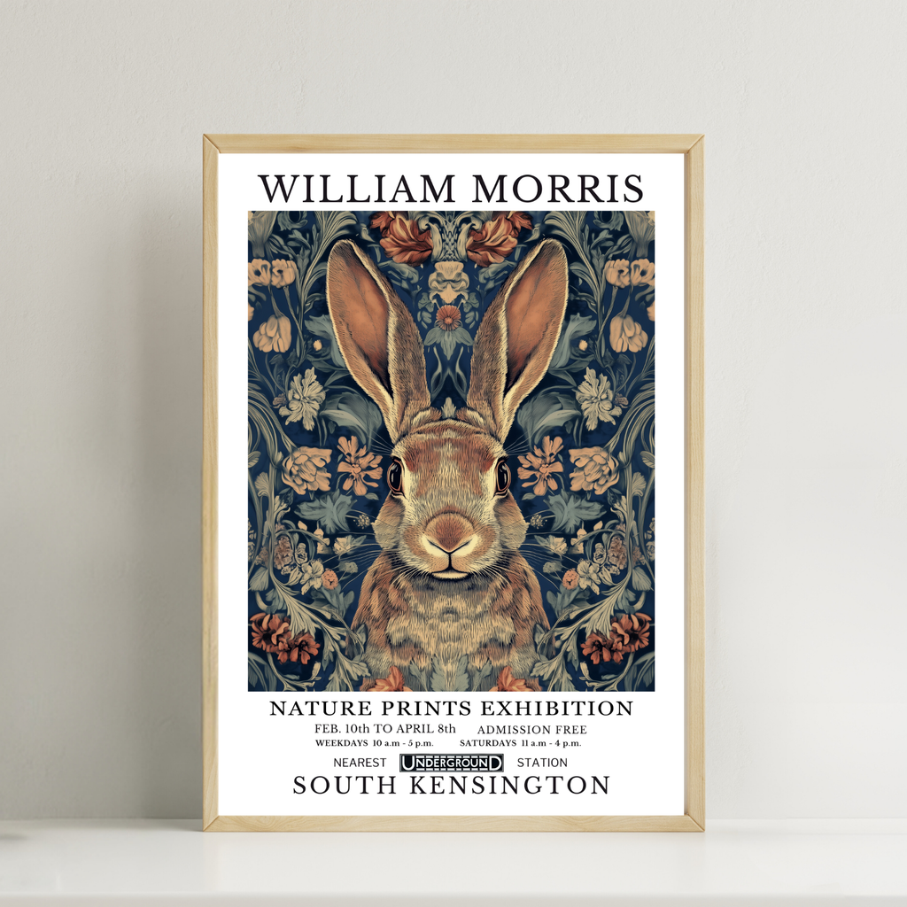 William Morris Rabbit print