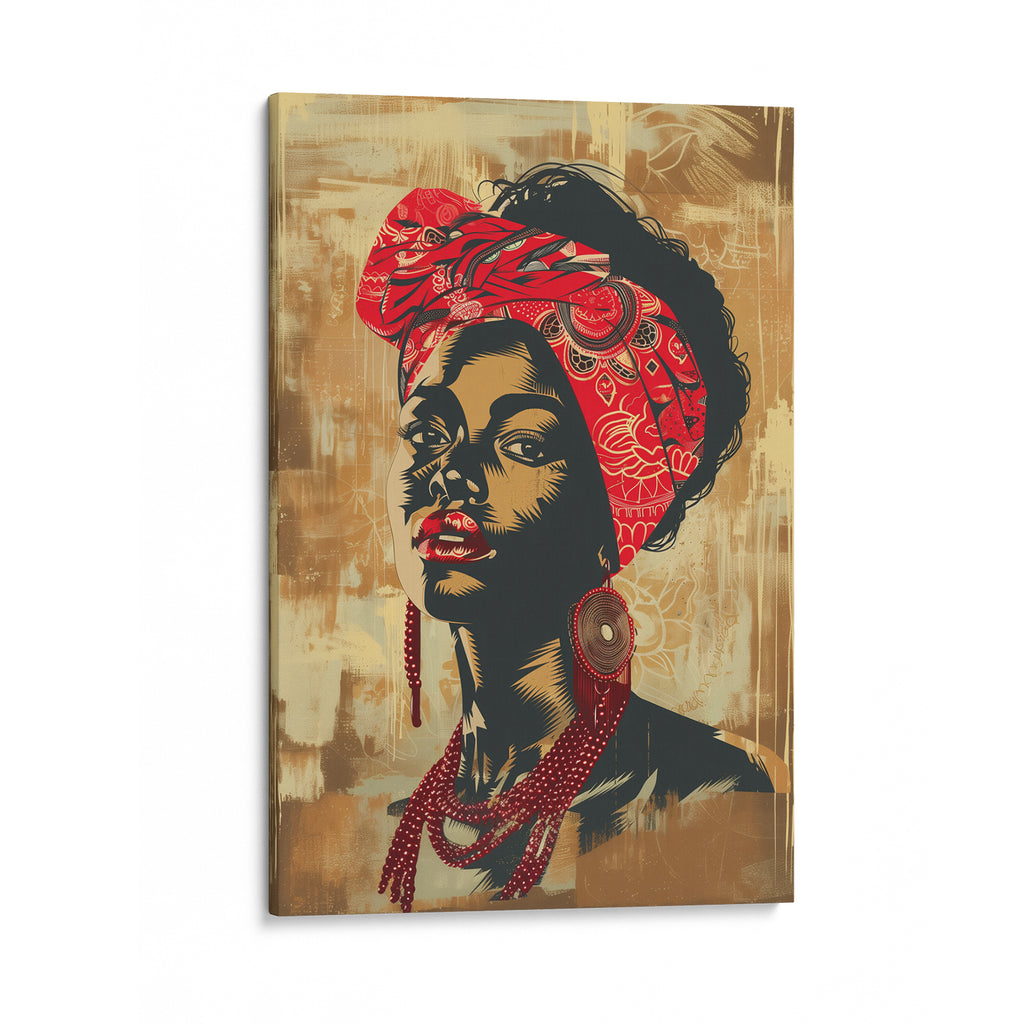 Young African Woman Canvas Art