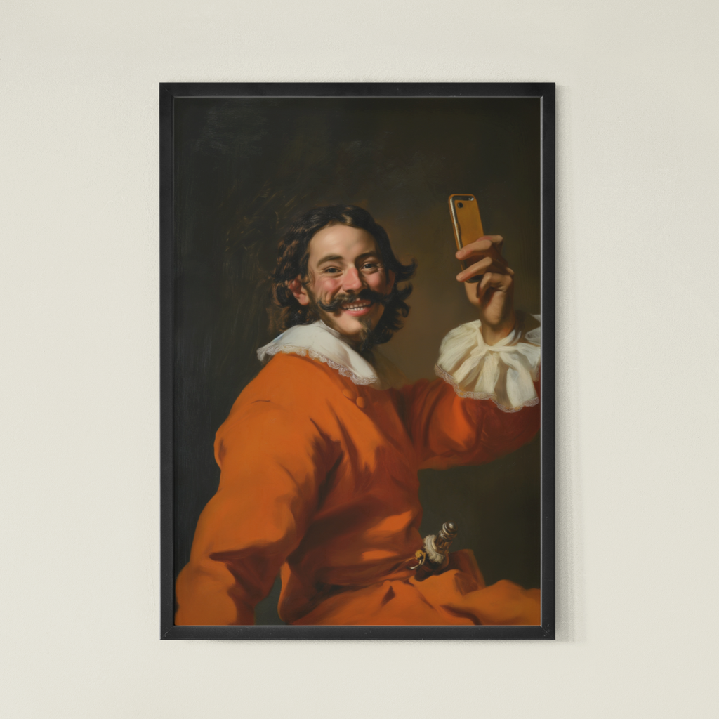 Baroque Gent Selfie print