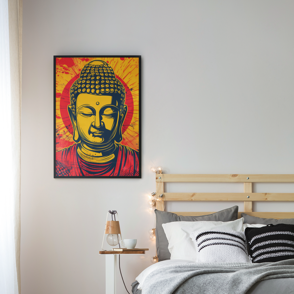 Pop art Buddha Print