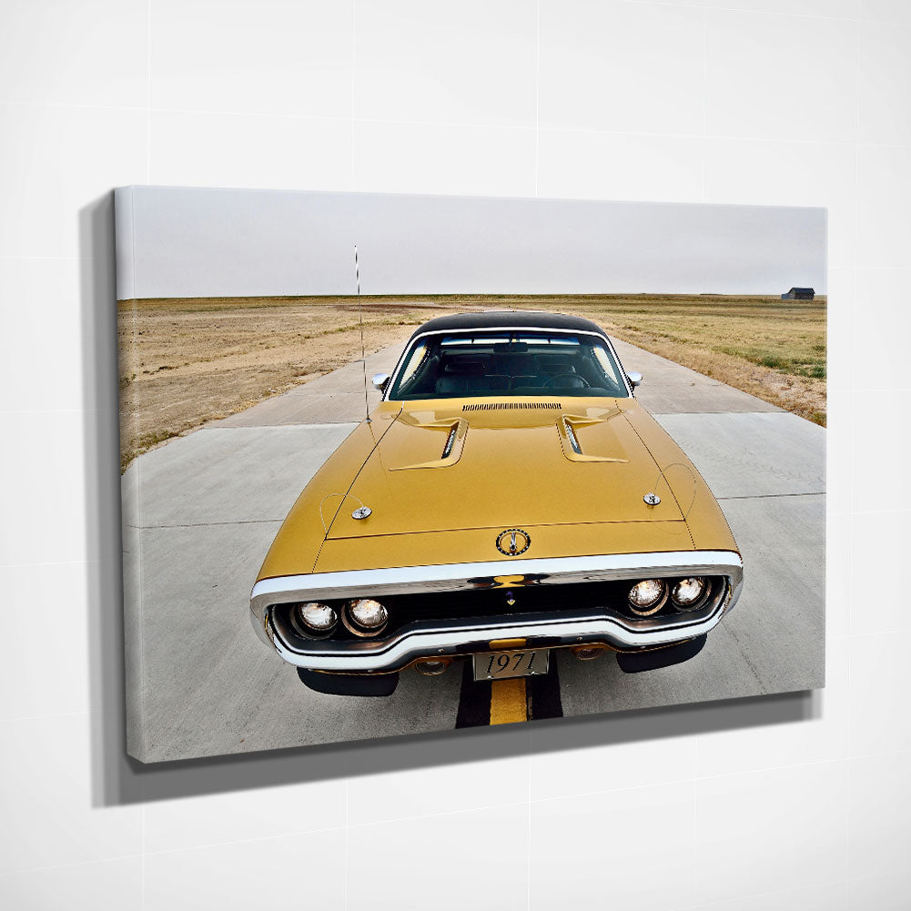 1971 Plymouth Road Runner Canvas Print
