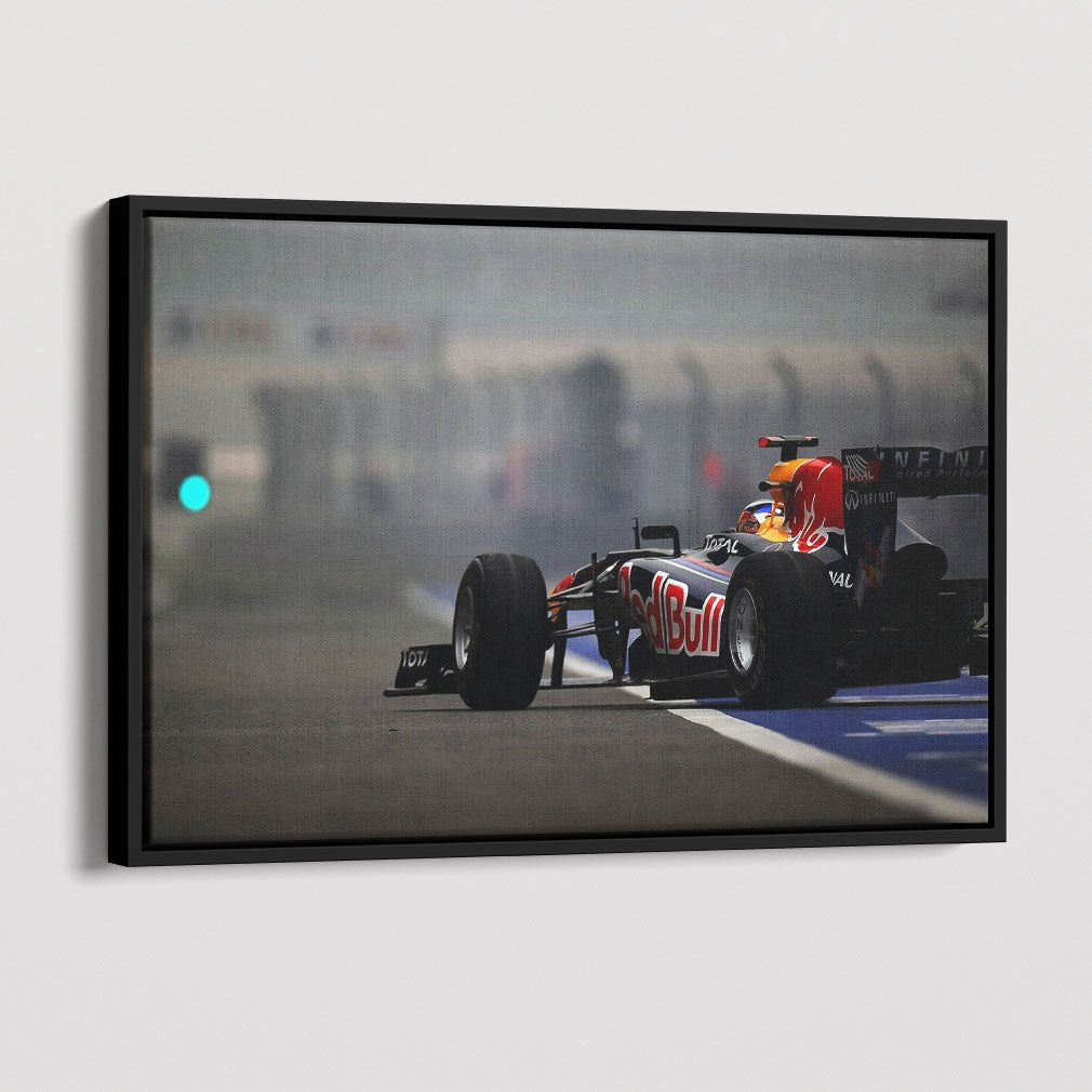 2015 Red Bull F1 Car Abu Dhabi Canvas