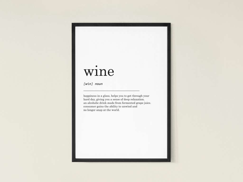 Wine Definition Print