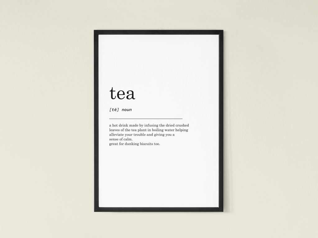Tea Definition Print