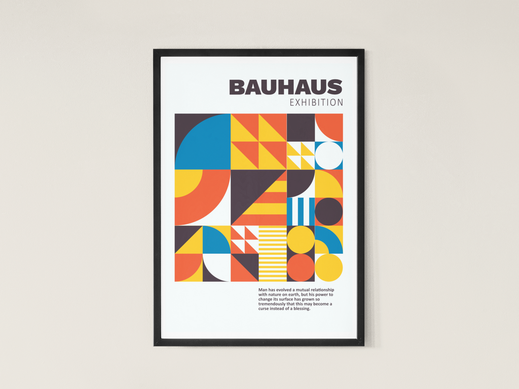 Bauhaus 1919 Geometric Art Print No.3