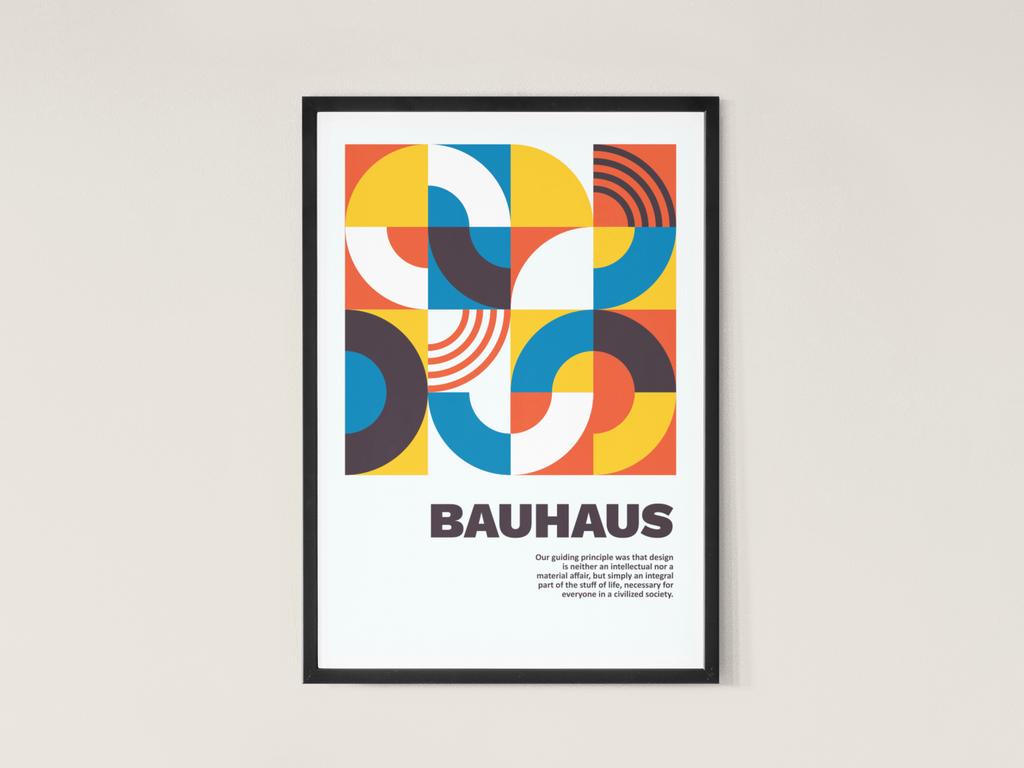 Bauhaus 1919 Geometric Art Print No.4