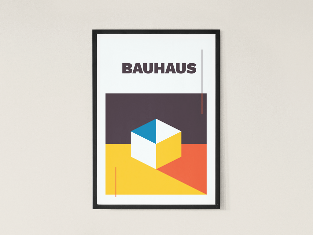 Bauhaus 1919 Geometric Art Print No.6