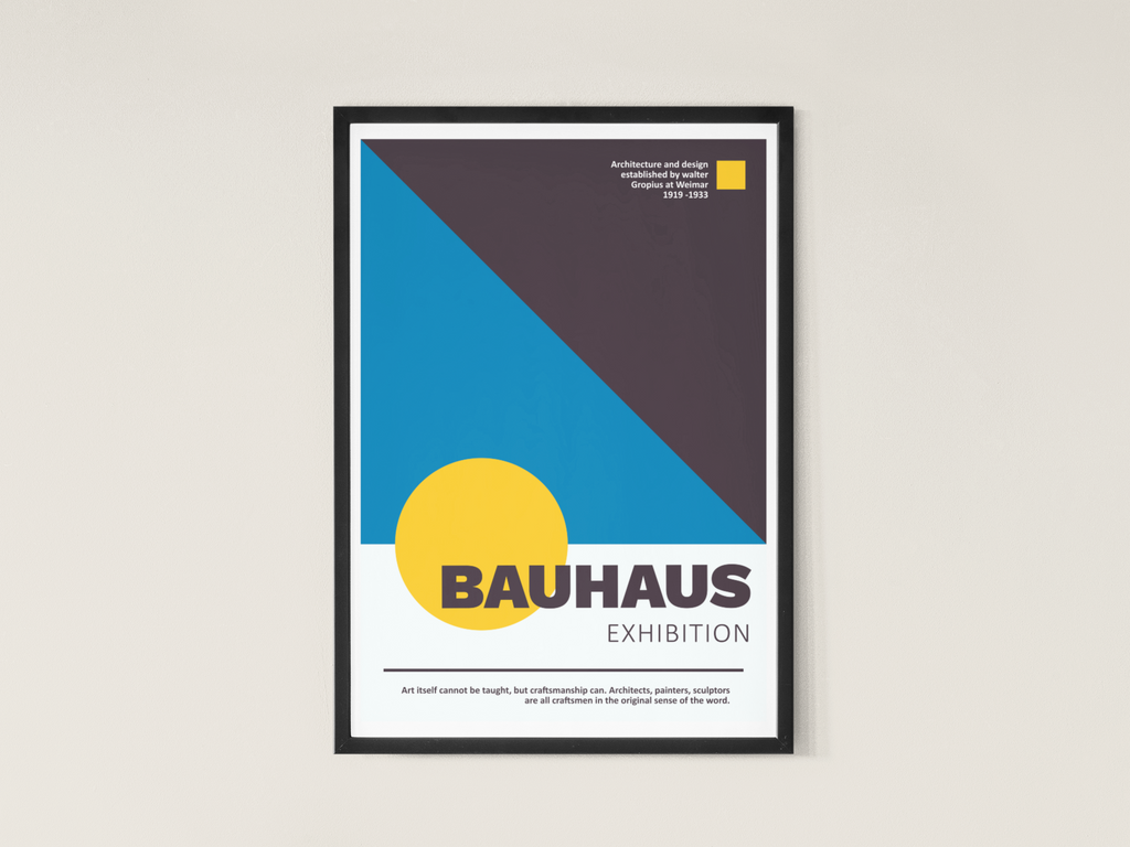 Bauhaus 1919 Geometric Art Print No.8