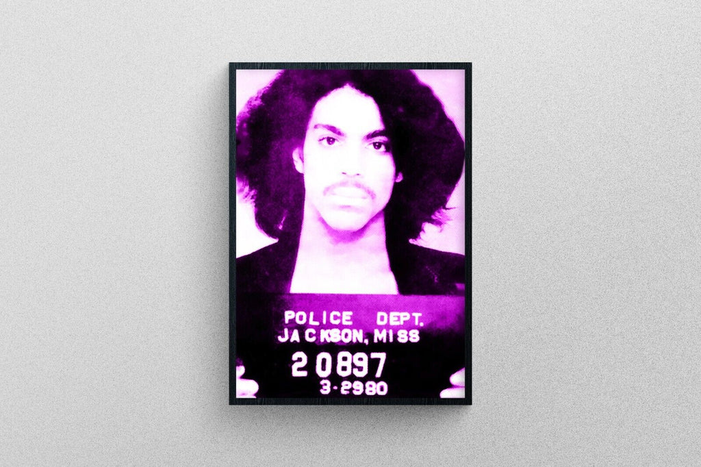 The Prince Mugshot After Mississippi Arrest 1980 | Art Exhibition Print