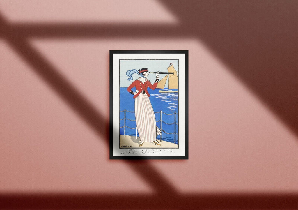 Costume de Yacht, Fashion Poster (1911) | Print in high Resolution