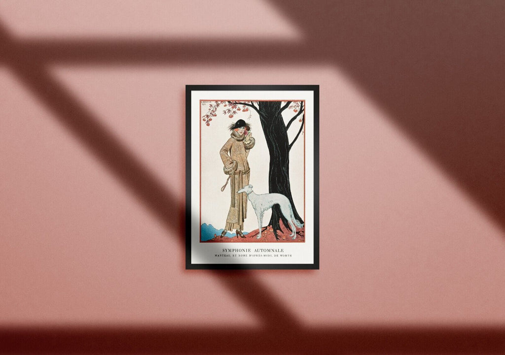 Autumn Symphony: Mantle and Afternoon, Fashion Poster | Print in high Resolution