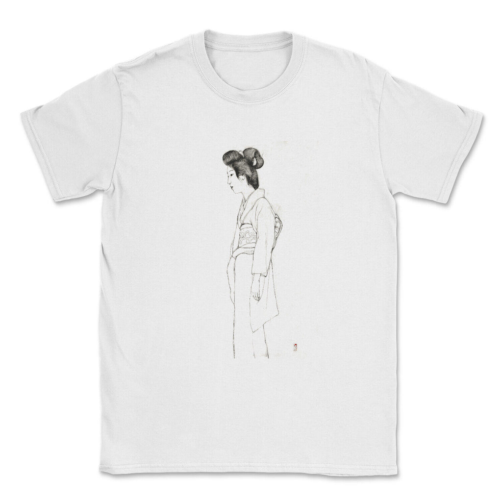 Study of a standing woman during early 20th century t-shirt