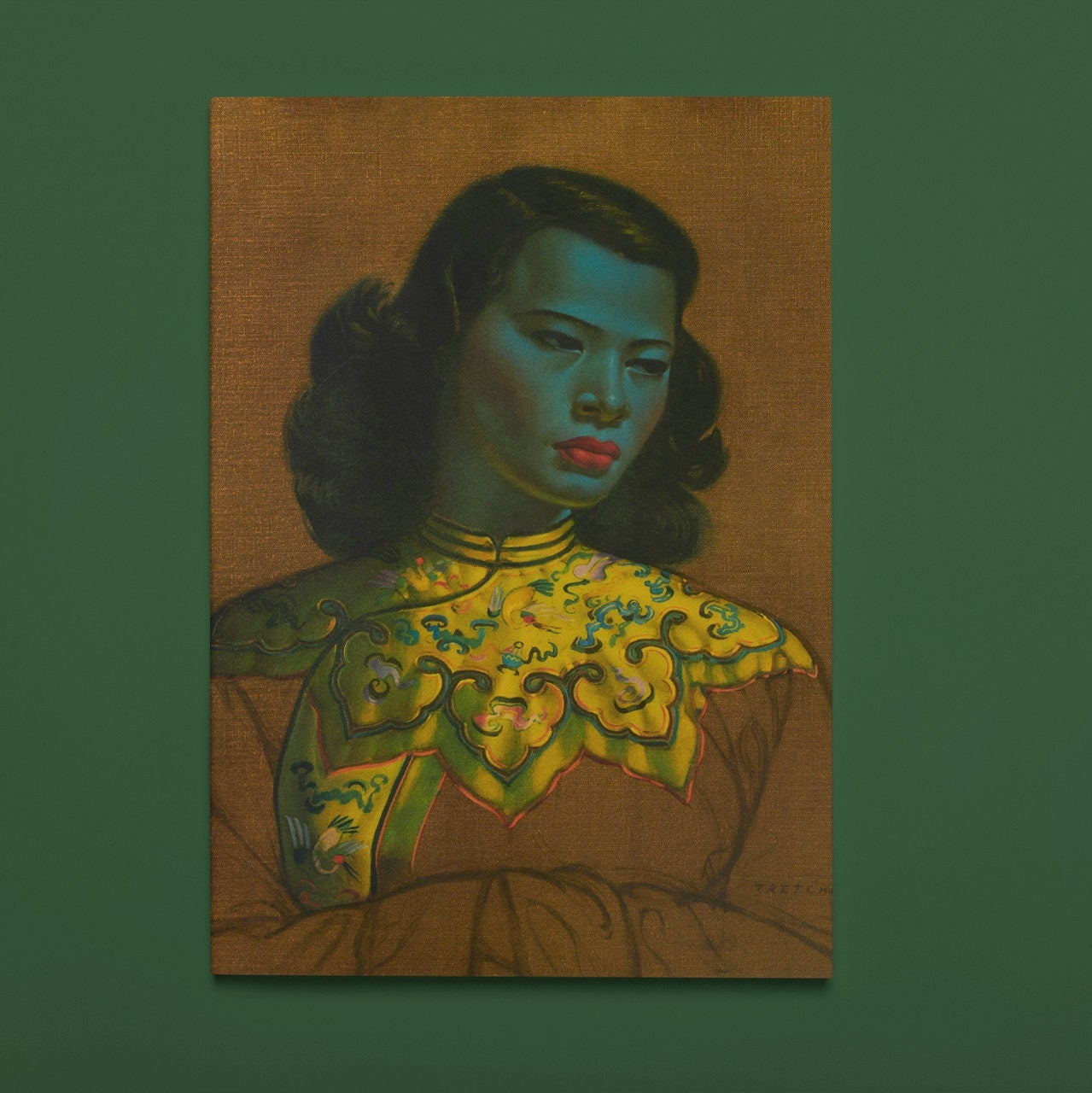 Chinese Girl. The Green Lady Print, Vladimir Grigoryevich Tretchikoff ...