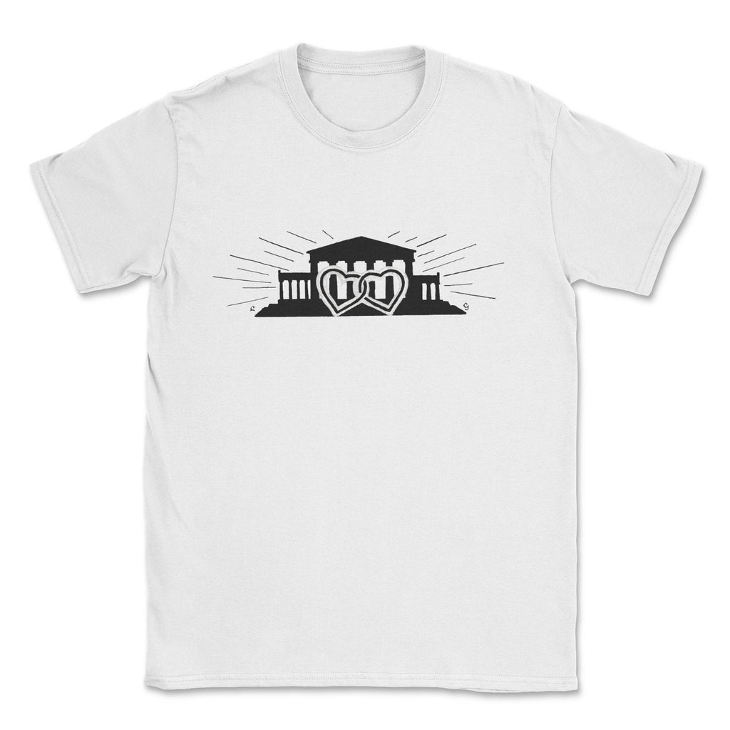 Temple with two hearts, Leo Gestel t-shirt
