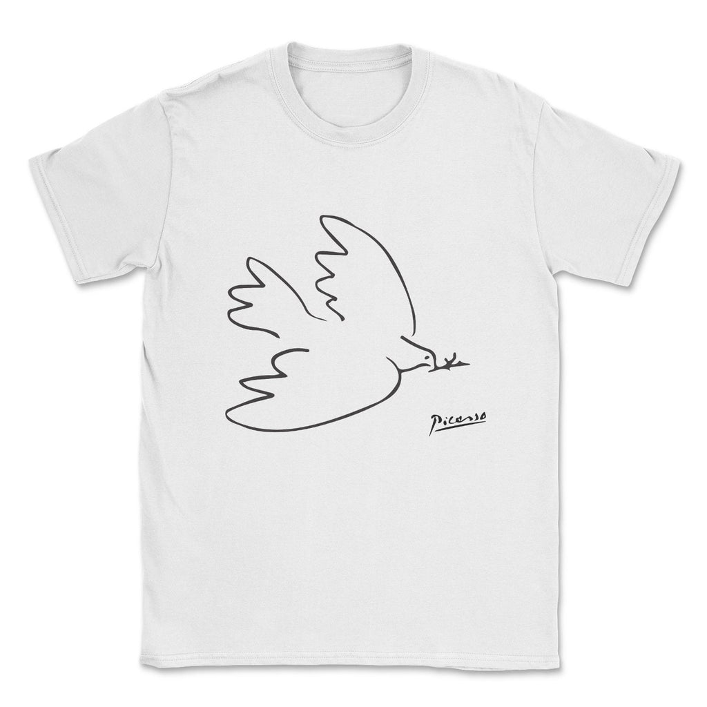 Dove line drawing, Pablo Picasso t-shirt