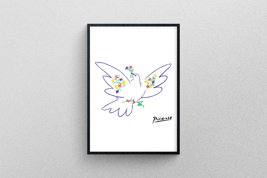 Picasso's Dove in Flight | Exhibition Print in High Resolution