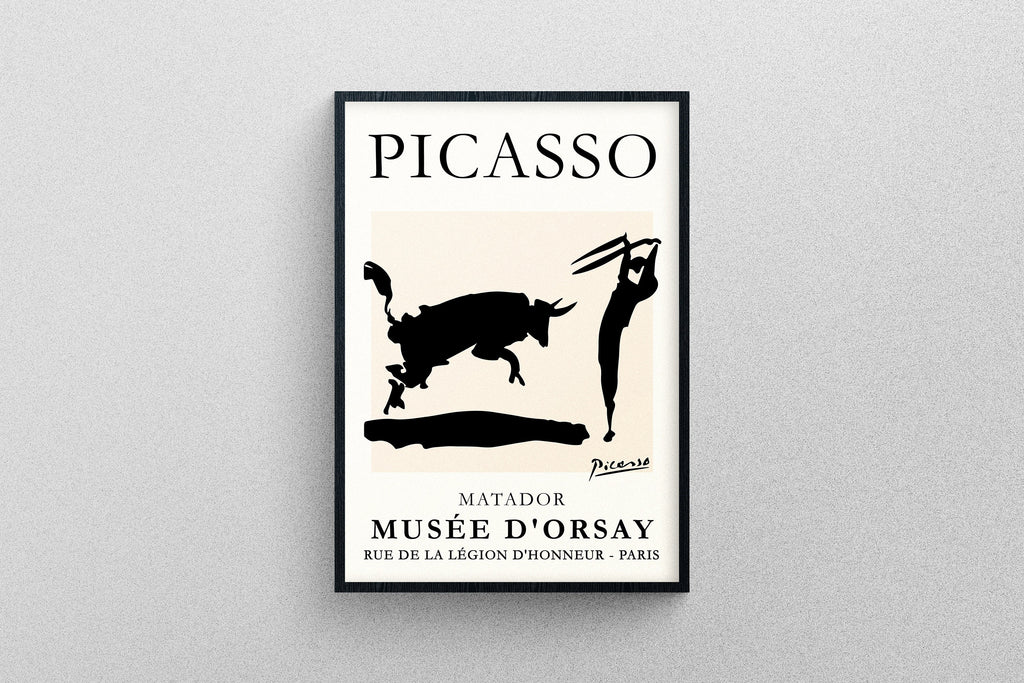 Picasso's Matador Poster Art | Exhibition Print in High Resolution