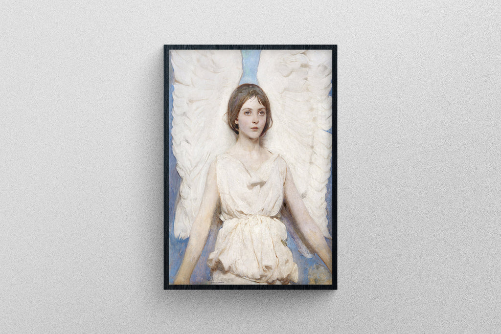 Angel Art Print (1887), by Abbott Handerson Thayer old Vintage Poster