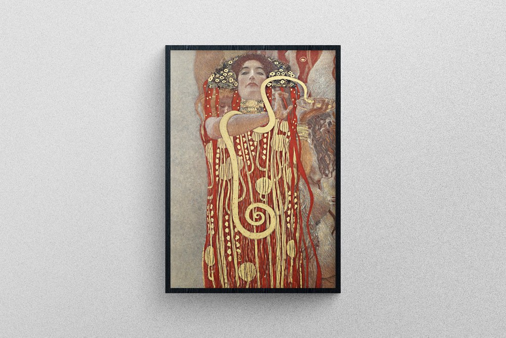 Gustav Klimt's Hygieia (1907) Greek myth Painting |  Exhibition quality print