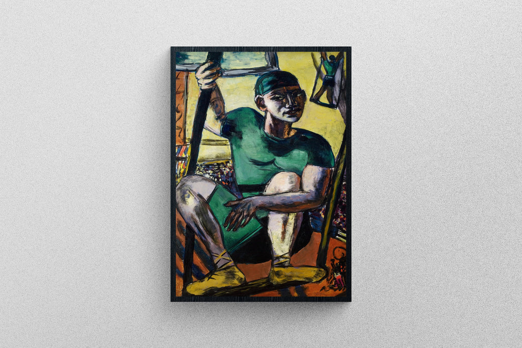 Acrobat on the Trapeze Poster Art by Max Beckmann