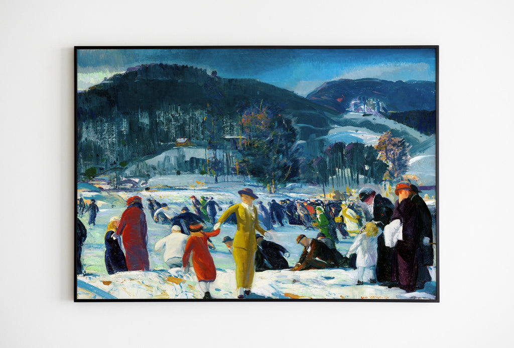 Love of Winter Wall Print (1914) Poster Art by George Wesley Bellows