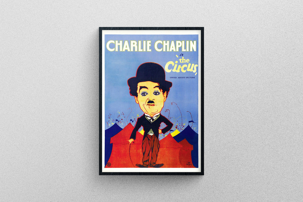 Charlie Chaplin 'The Circus' (1928) Hadley poster |  Iconic Showmen, Comedian Movie Poster