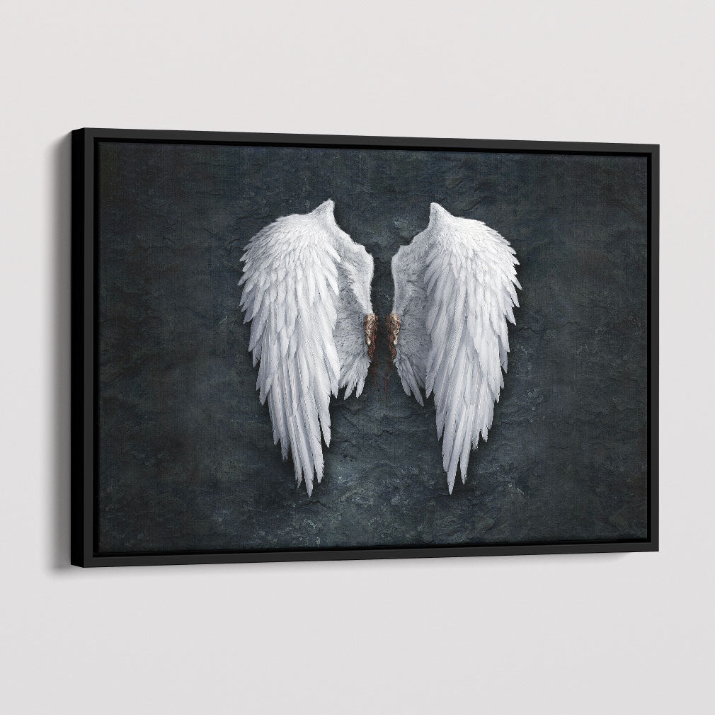 Angel Wings – Framed Canvas Art Print – Big Art Shop