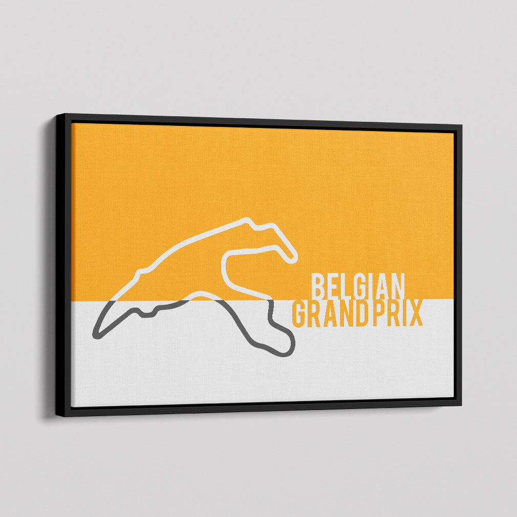 Belgian GP F1 race track Canvas
