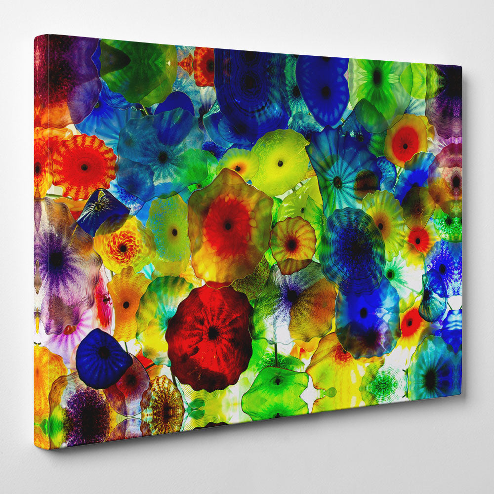 Colourful Stained Abstract Canvas