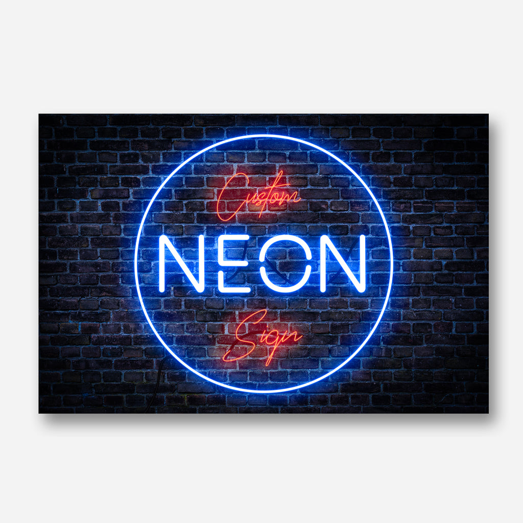 Custom Neon Sign art Print