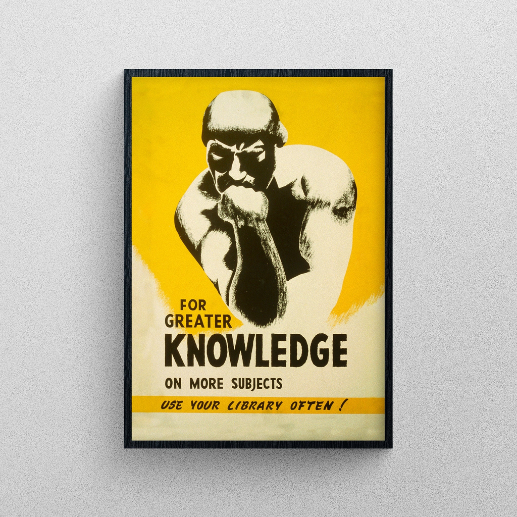 Library art print