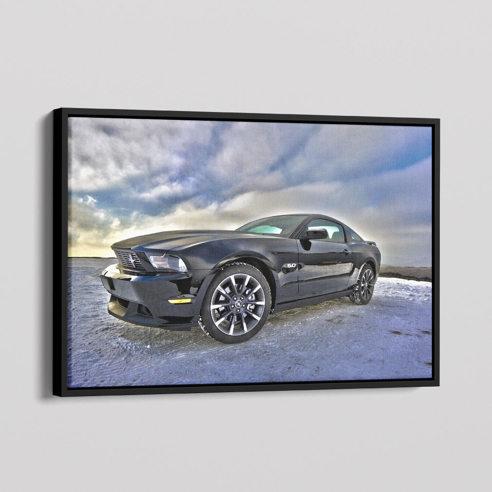 Ford Mustang Muscle Car Canvas