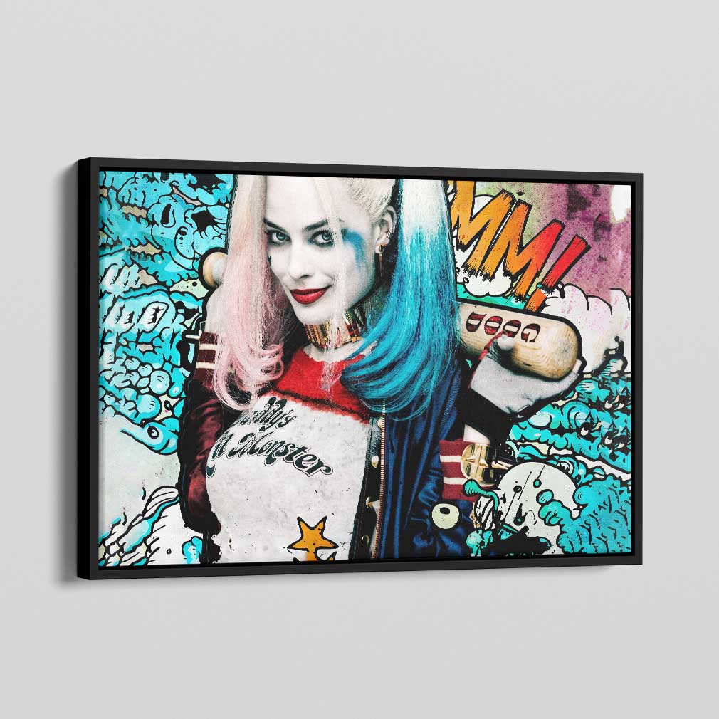 Graffiti Harley Quinn Canvas